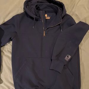 Mens Carhartt rain defender heavy hoodie.